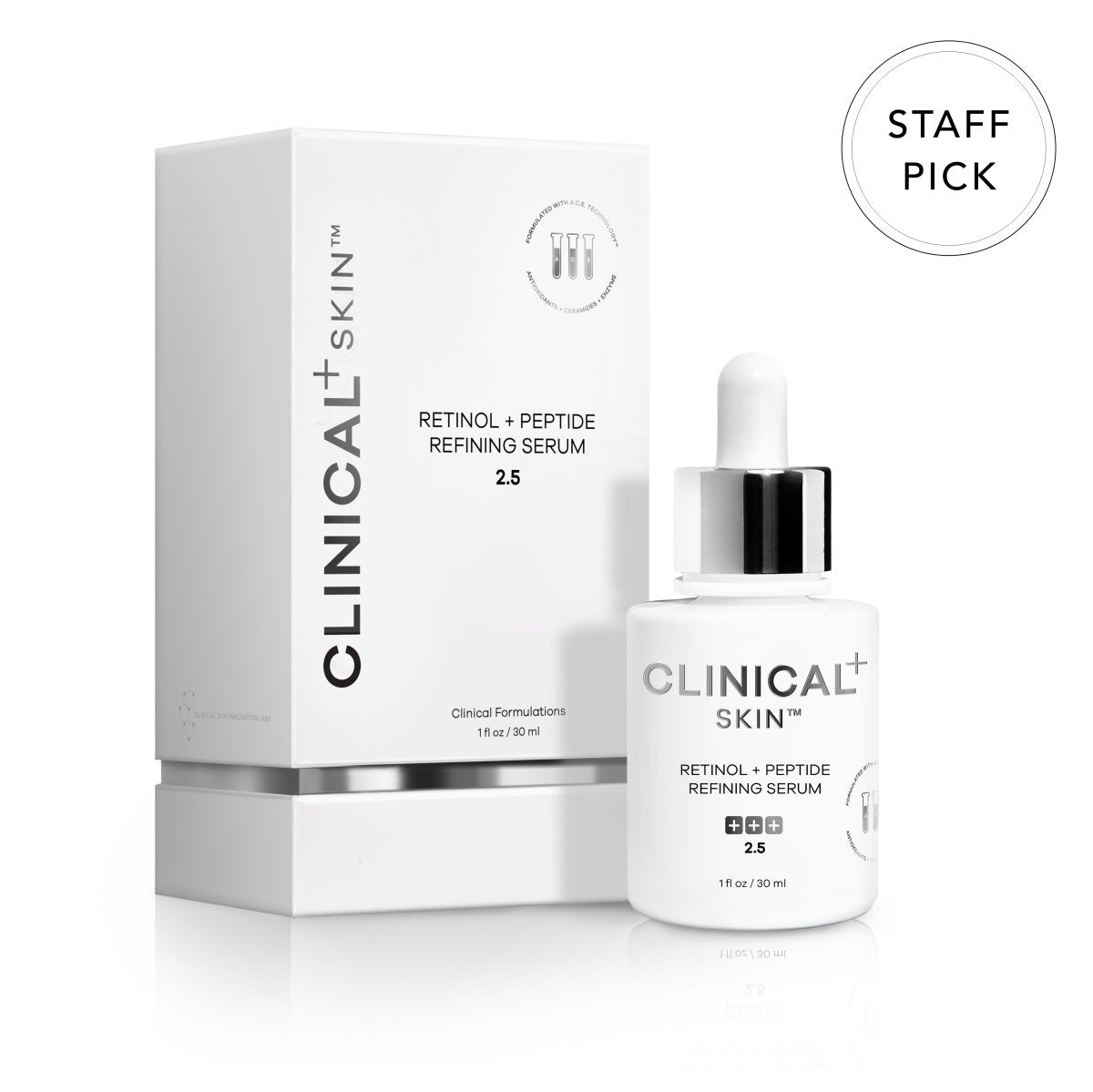 Clinical Skin Retinol + Peptide Refining Serum 2.5 - SkincareEssentials