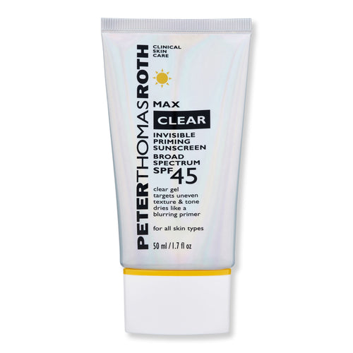 Peter Thomas Roth Max Clear Invisible Priming Sunscreen Broad Spectrum SPF 45