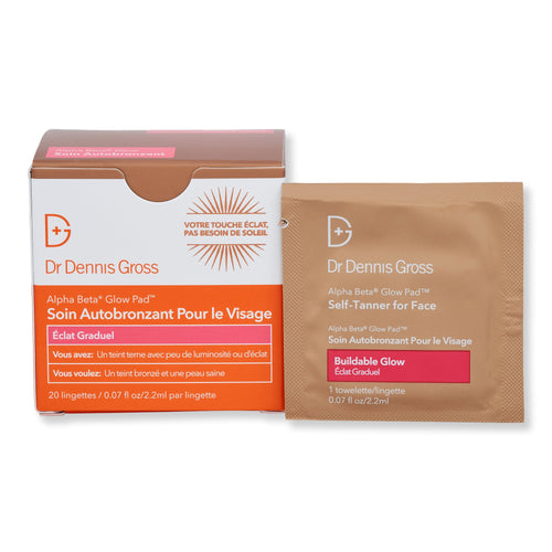 Dr. Dennis Gross Skincare Alpha Beta Glow Pad Self Tanner for Face