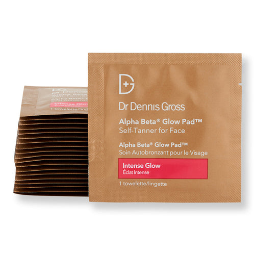 Dr. Dennis Gross Skincare Alpha Beta® Glow Pad™ Self Tanner for Face Intense Glow