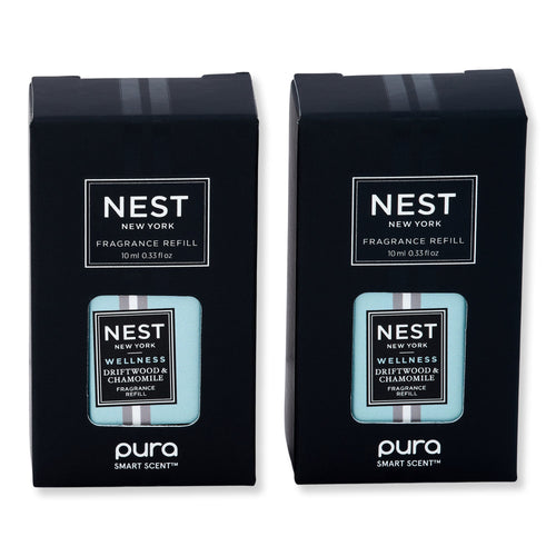 NEST New York Driftwood & Chamomile Refill Duo for Pura Smart Home Fragrance Diffuser