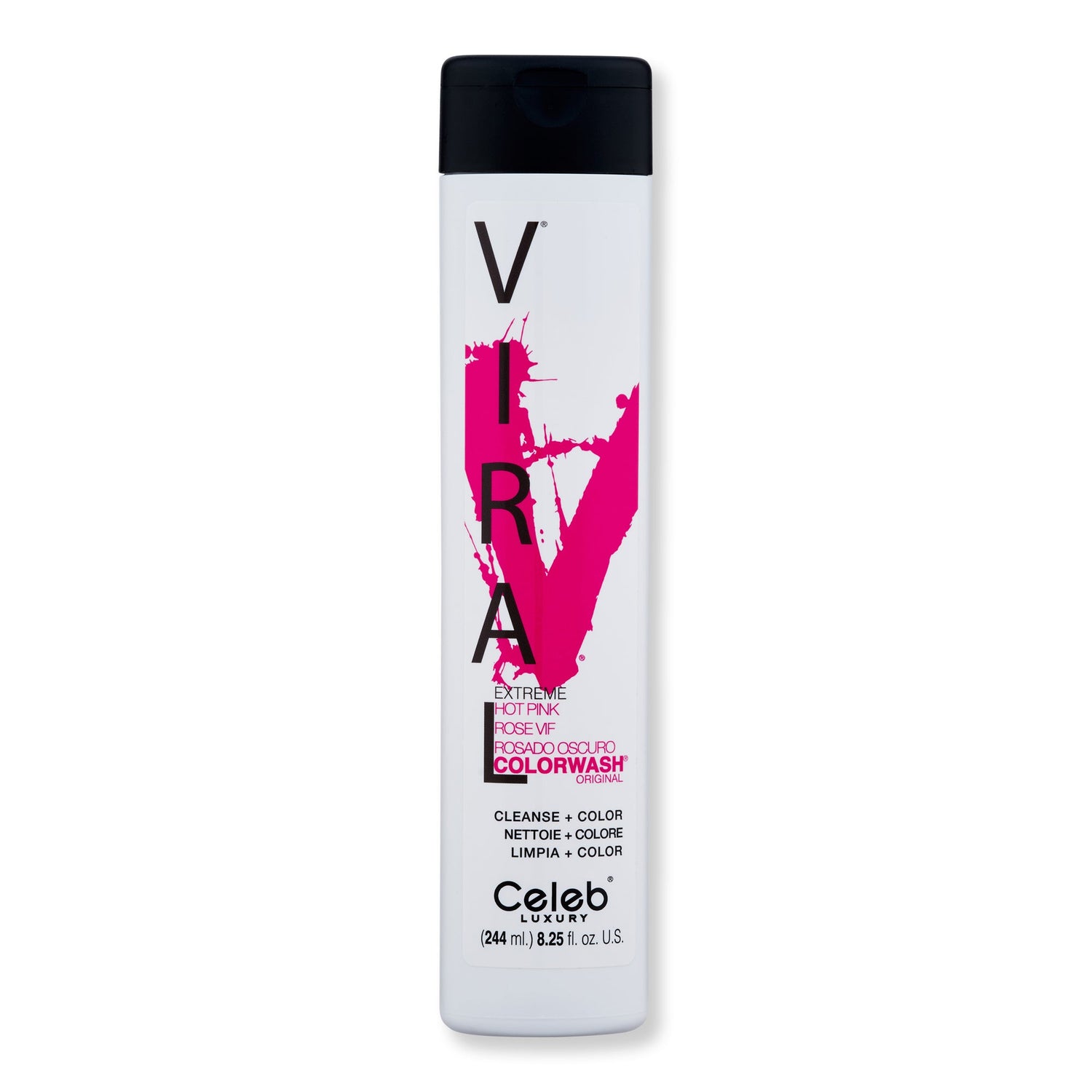 Celeb Luxury Viral Extreme Hot Pink Colorwash
