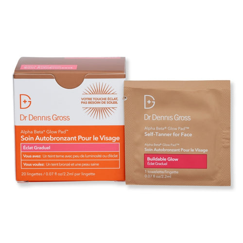 Dr. Dennis Gross Skincare Alpha Beta Glow Pad Self Tanner for Face - SkincareEssentials