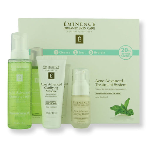 Eminence Organic Skin Care Acne Advanced Treatment System - SkincareEssentials