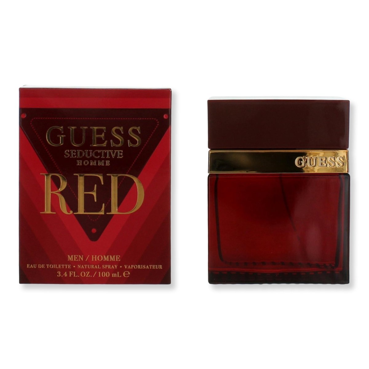 Guess Seductive Homme Red Eau De Toilette Spray for Men - SkincareEssentials