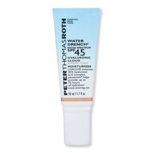 Peter Thomas Roth Water Drench Broad Spectrum SPF 45 Hyaluronic Cloud Sheer Tint Moisturizer - SkincareEssentials