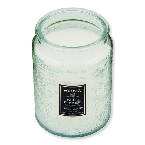Voluspa White Cypress Candle - SkincareEssentials
