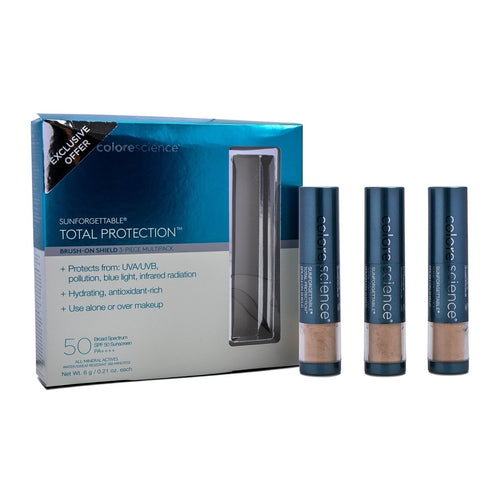 Colorescience Sunforgettable Total Protection Brush-on Shield SPF 50 Multipack - SkincareEssentials