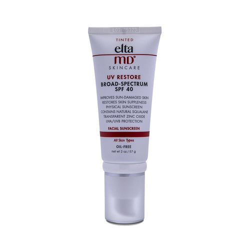 EltaMD UV Restore SPF 40 Anti Aging Face Moisturizer Tinted 2 oz - SkincareEssentials
