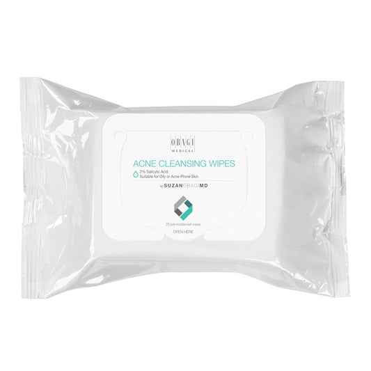 SUZANOBAGIMD™ On the Go Cleansing Wipes for Oily or Acne Prone Skin (25 count) - SkincareEssentials